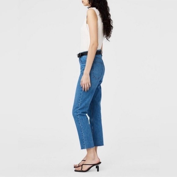 rag & bone Denim - NWT Rag & Bone Nina High Rise Ankle Cigarette Poppy Medium Wash Jeans 26 Button